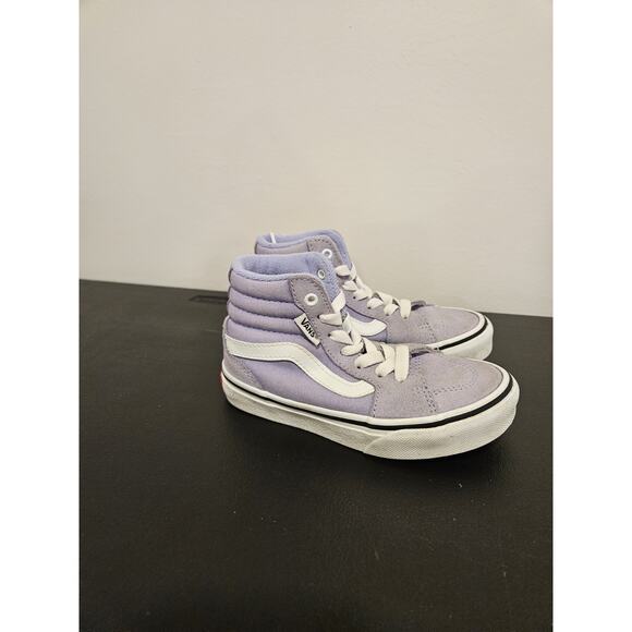 Purple High Top Van's Missy Size 11, Great Condition, Lavender Color - Picture 1 of 6